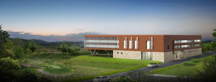 DMZ 친환경 경제순환센터 건축 프로젝트 이미지