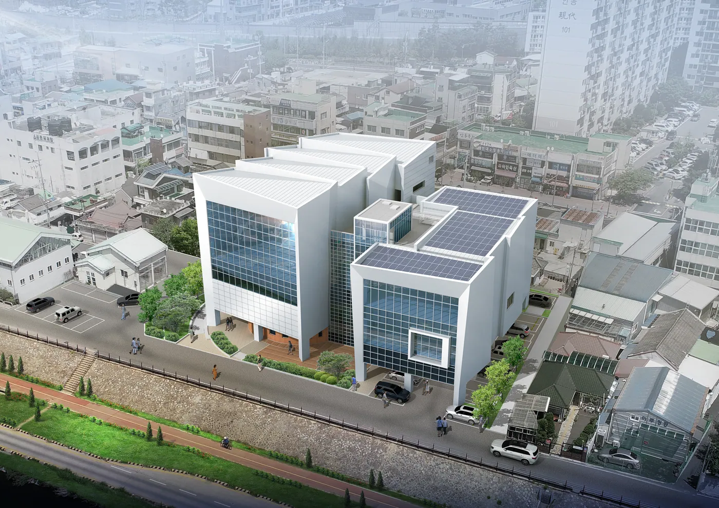인동국민체육센터 건축 프로젝트 이미지